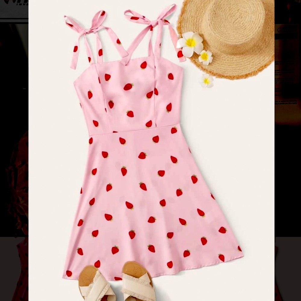 Strawberry Mini Dress